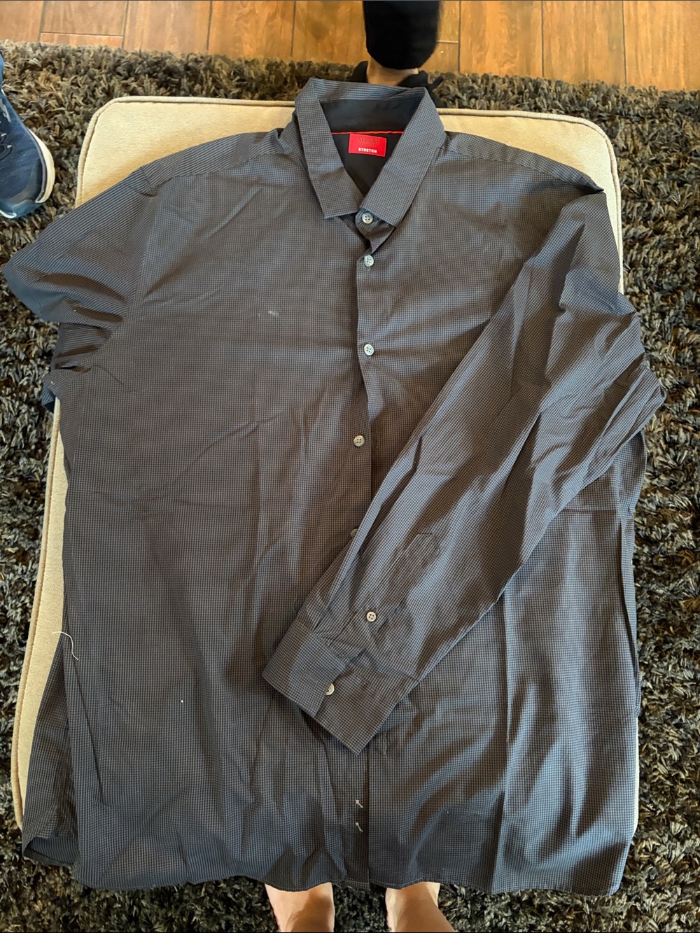 Alfani Men's Dark Charcoal Dress Shirt